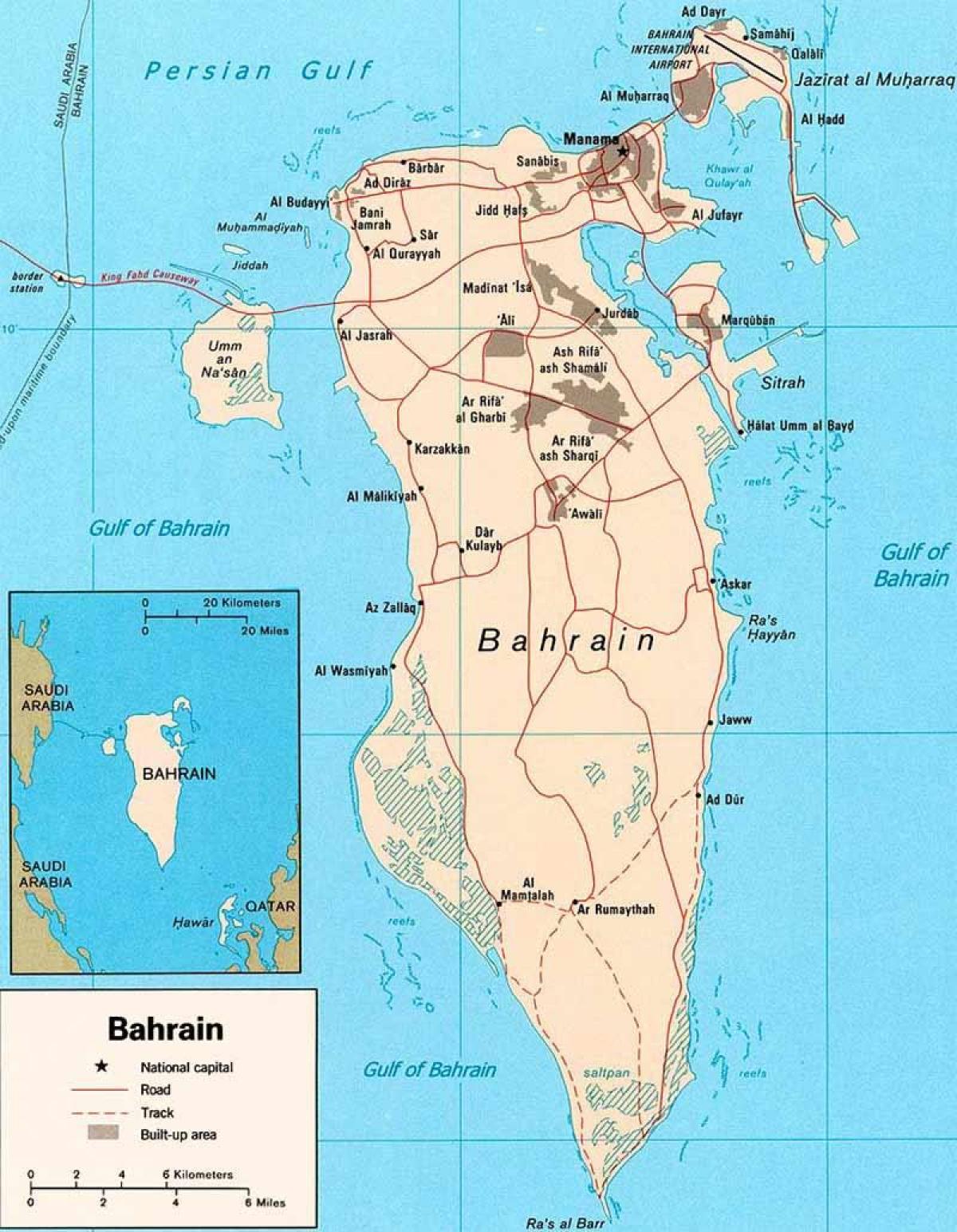 Bahreino kelių žemėlapis