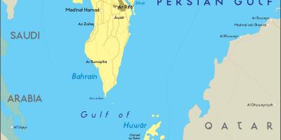 Žemėlapis Bahreino neprisijungęs