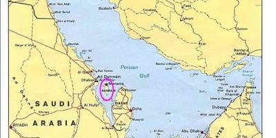 Žemėlapis Bahreino sala 