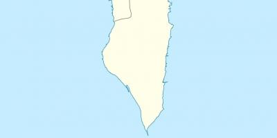 Žemėlapis Bahreino vektorinis žemėlapis