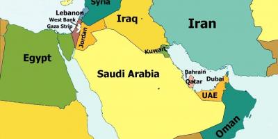 Bahreino vieta žemėlapyje